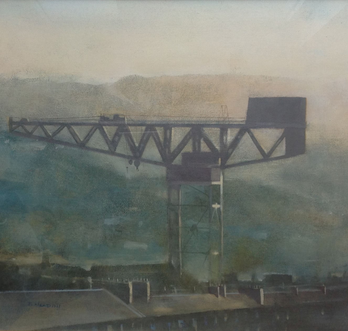 'The Finnieston Crane' by artist Peter Nardini